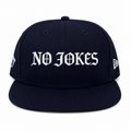 No Jokes "Overly XJ" Fitted Cap - Navy/White